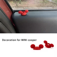 auto interior door lock pin cover sticker for mini cooper jcw one s countryman clubman f55 r60 car styling accessories