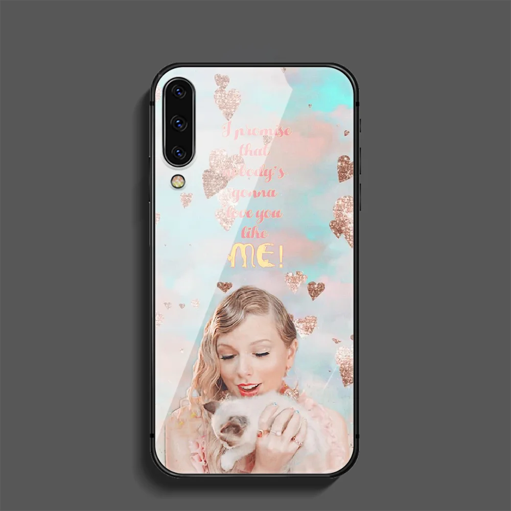 

Swift Singer Taylor Phone Tempered Glass Case Cover For Samsung Galaxy A 3 5 7 10 20 20E 21S 30 30S 40 50 51 70 71 S Shell