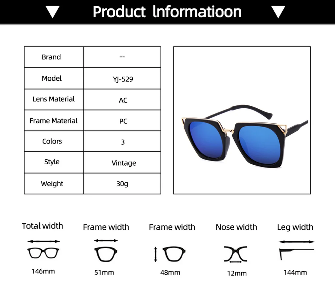 

Hot New Retro Square Oversized Sunglasses for Women Luxury Brand Designer Streetwear Sunglasses Female Oculos De Sol Gafas UV400