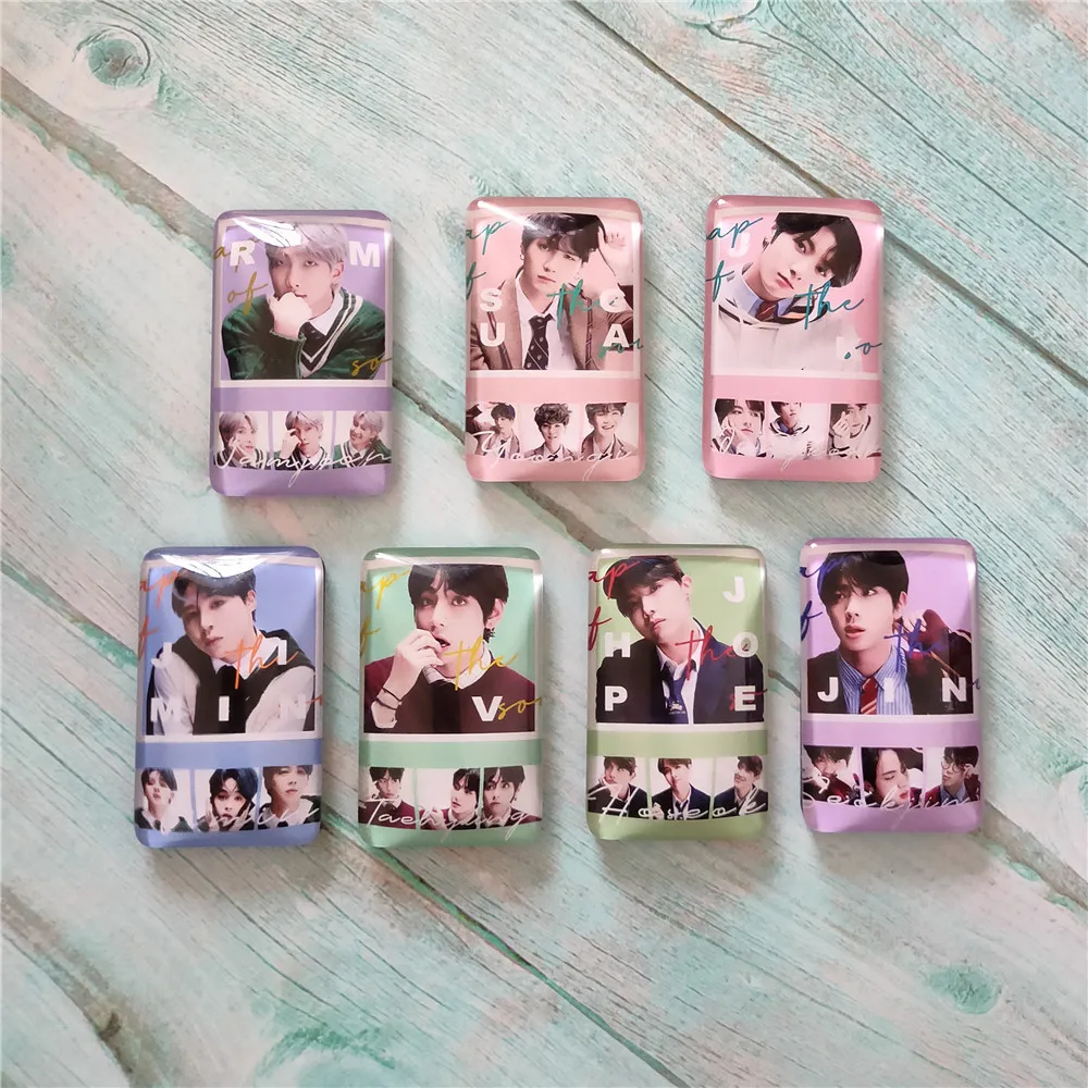 

Wholesale KPOP Bangtan Boys Magnetic Sticker Map Of The Soul 7 Decorative Refrigerator Magnetic Peripheral Accessories