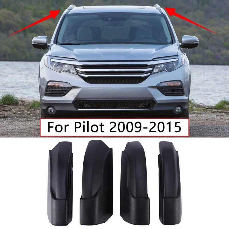 4 шт./компл. черный корпус багажника на крышу автомобиля из АБС пластика для