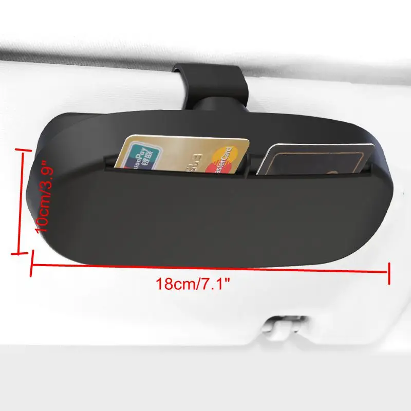 Автомобильные чехлы для очков из АБС-пластика многофункциональные