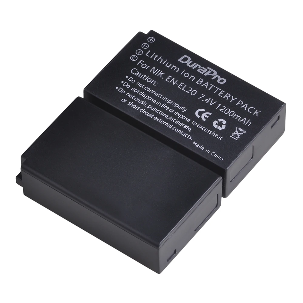 4 шт. 1200 мАч EN-EL20 EN EL20 сменный аккумулятор + светодиодный USB Двойной зарядное