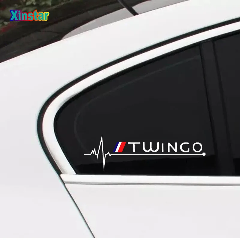 2 шт. двери автомобиля стикер для Renault Clio ZOE duster Megane TWINGO логан автомобиль