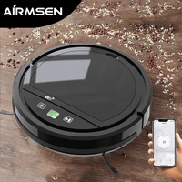 sweeping robot vacuum cleaner sweeper app wifi alexa control 2500pa suction mop smart route planning for pet hair floor carpet