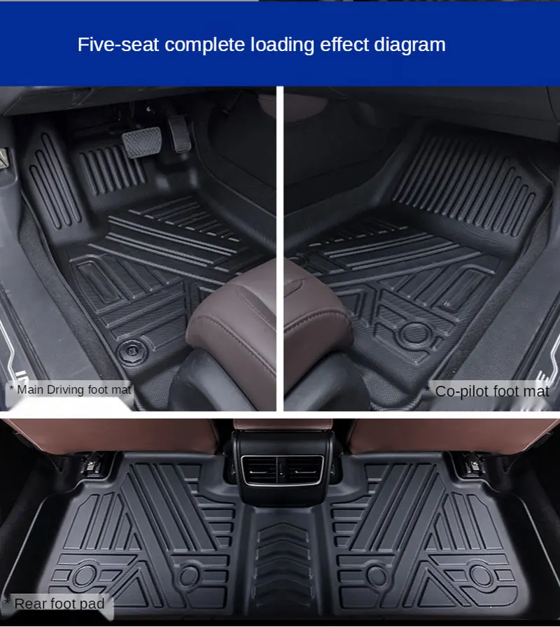 коврики в машину Специализированные автомобильные для VW Volkswagen TIGUAN 2017 2018 2019 2020