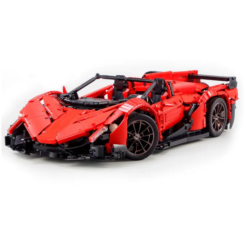 

Mould King 13079 compatible with MOC 2538pcs Veneno Lamborghini sports car electric remote control assembly building block toy