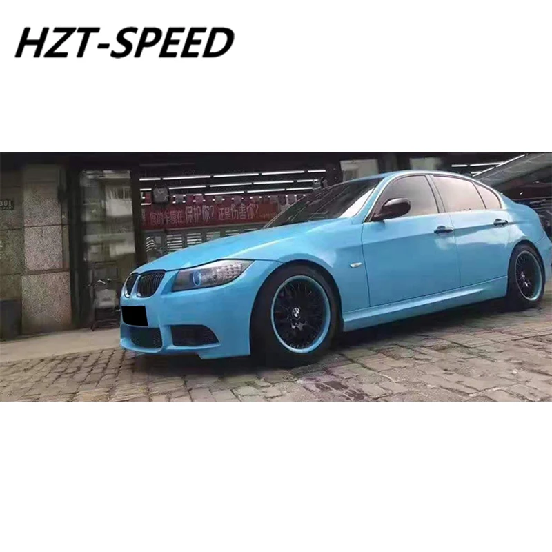 E90 полипропилен неокрашенный боковые юбки переднего бампера задний бампер для BMW