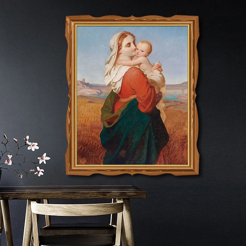 Девы Марии Святого ребенка христианский холст живопись каллиграфия Искусство