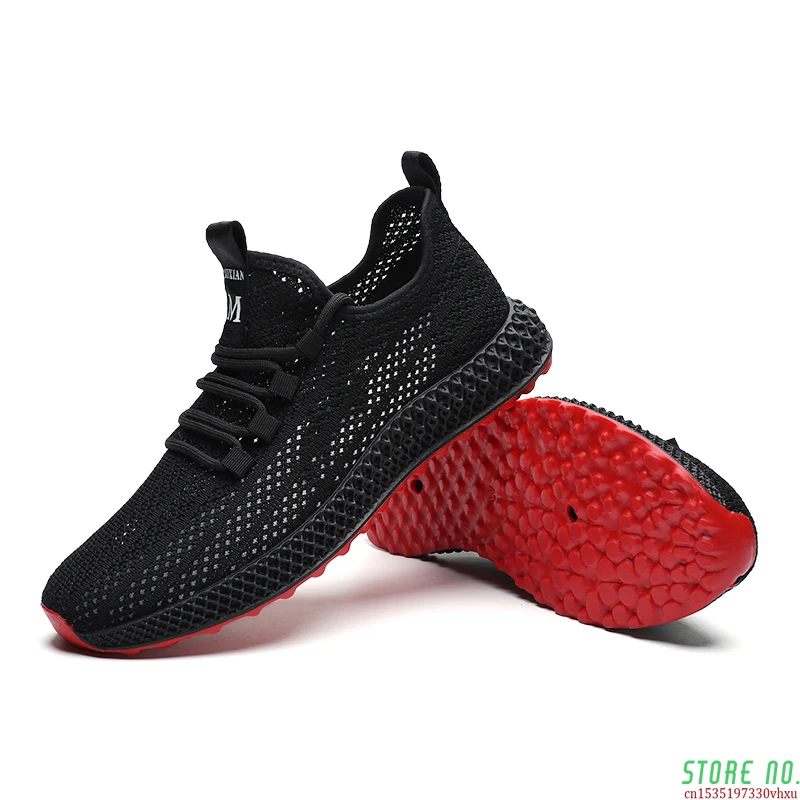 

Mesh Men Sneakers Breathable Running Shoes For Men 2020 Summer Outdoors Adult Comfortable Ultra Light Sports Jogging Shoes