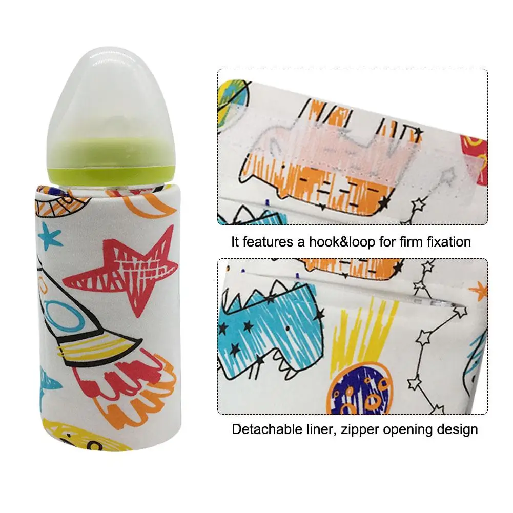 Детская USB бутылка теплый мешок для путешествий автомобиля композитный