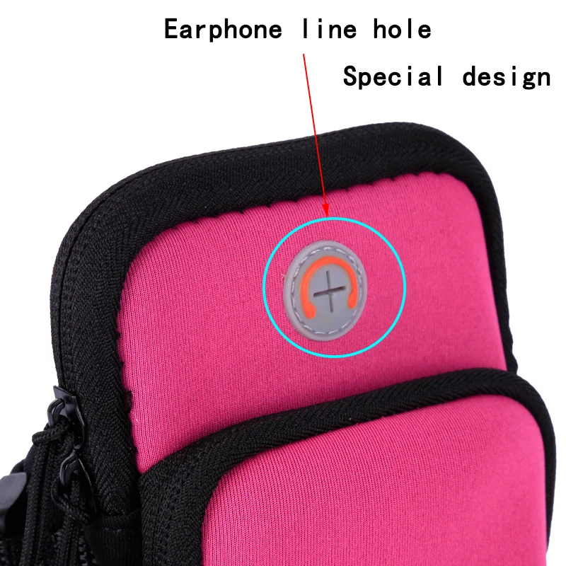 4-6 дюймов Универсальный держатель сумки для мобильного телефона Спорт на