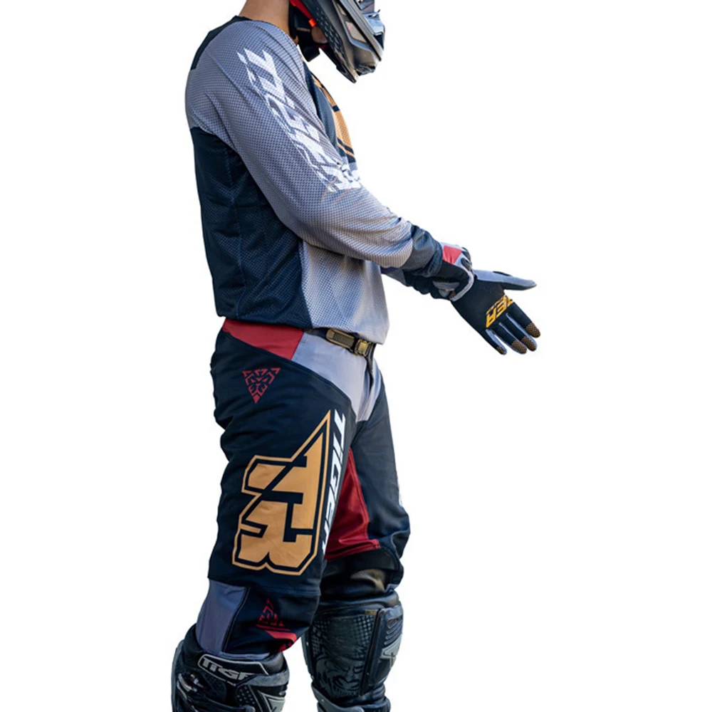 Трикотажные штаны для мотокросса детей и взрослых гоночный костюм комбинация