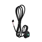 Звонок сигнальный для велосипеда или мотоцикла, водонепроницаемая кнопка переключения сигнала, Аксессуары для велосипеда