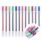 Гелевая ручка в японском стиле, 12 цветов, 0,5 мм, милые шариковые ручки, принадлежности для школы и офиса, стильные ручки для учетных записей Bullet days