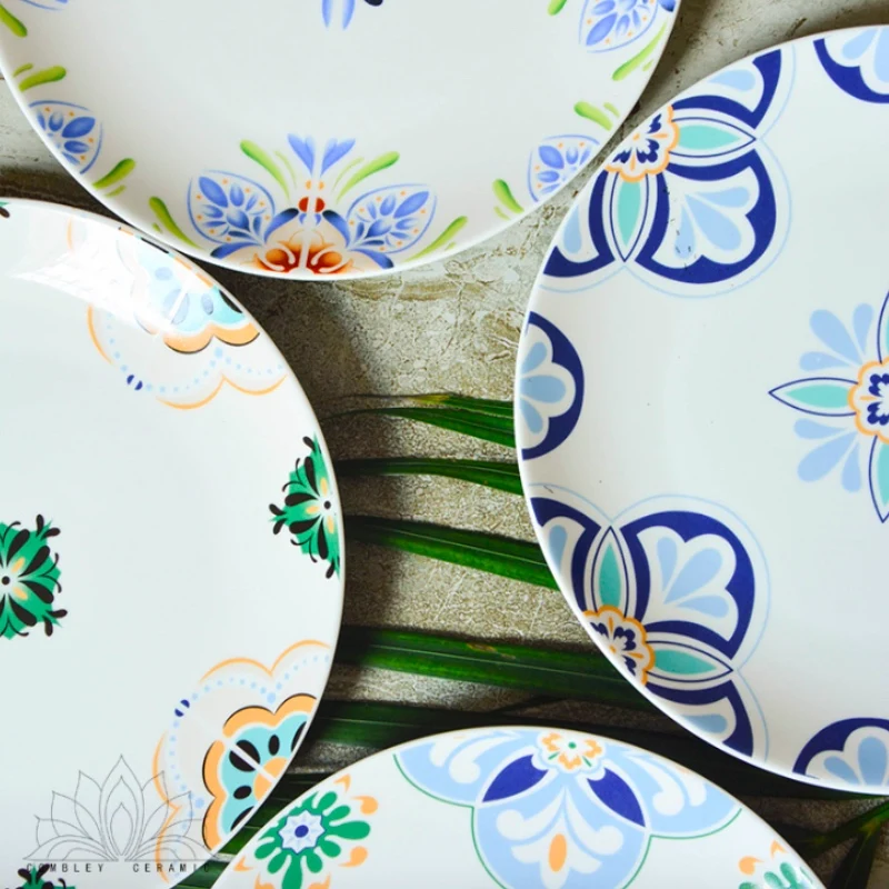 Тарелка для салата обеденная тарелка в скандинавском стиле тарелки стейков