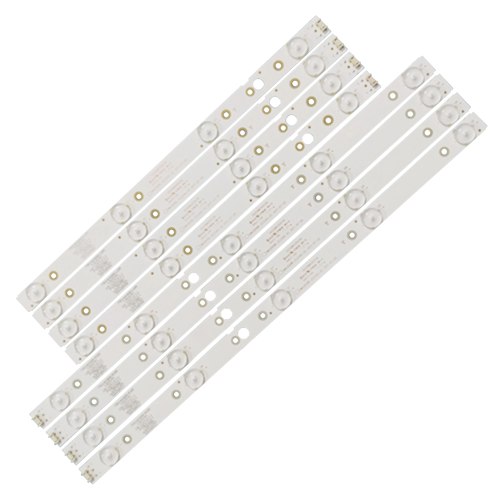 

8pcs/set LED strip for LG 43UJ620V 43UJ6200 CRH-A4330300104L6CNRev1.0 CRH-A4330300105R6CNRev1.0 CRH-A4330300105R74C