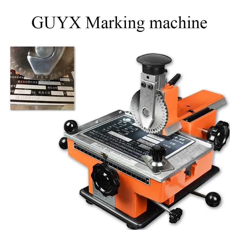 

Metal Nameplate Marking Machine, Stainless Steel Signage Stencil Coding Machine, Dog Tag Engraving Embossing Stamping Tool