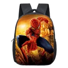 Рюкзак Человек-паук для девочек и мальчиков, школьные ранцы для детей 12 дюймов