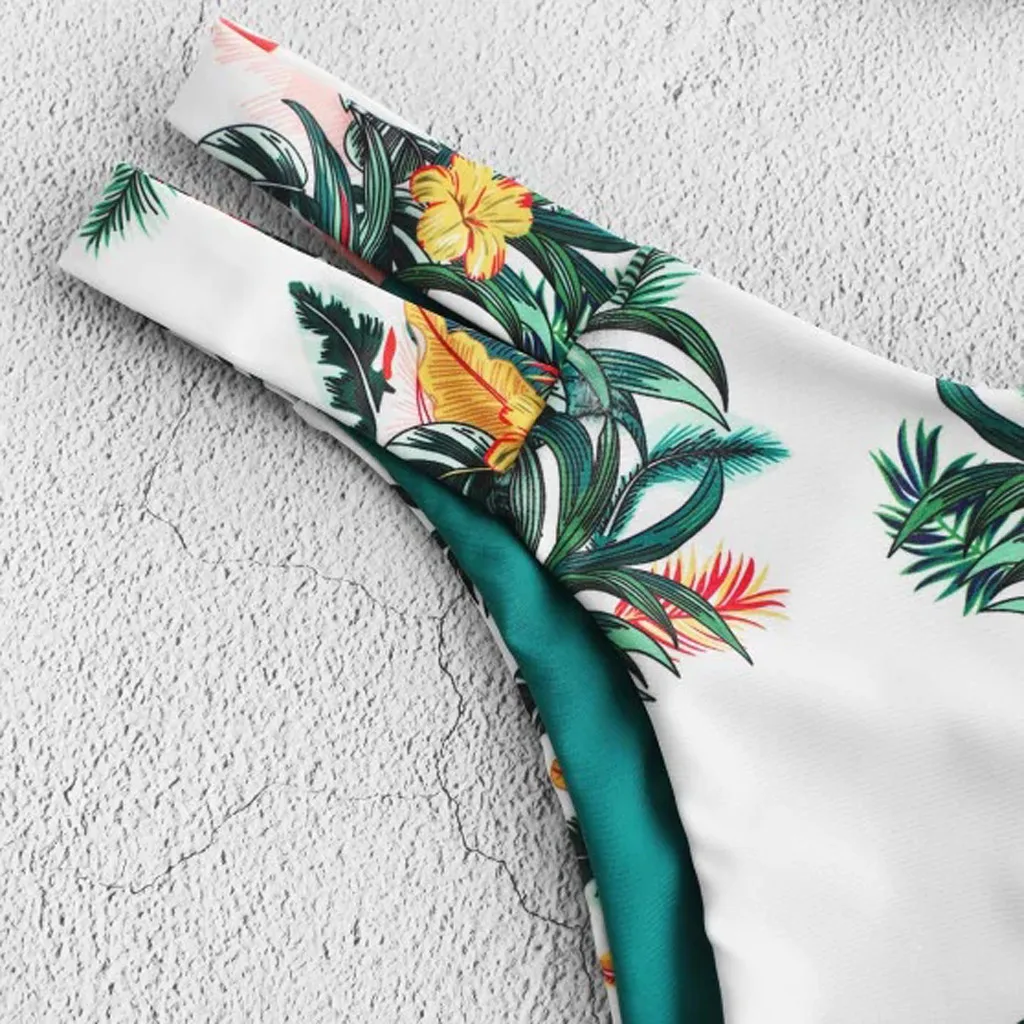 

Sexy Women Bikini Set Bathing Suits Print Bikinis Push Up Padded Swimwear Swimsuit Beach Biquini High Waist Wire Free S-XL D31