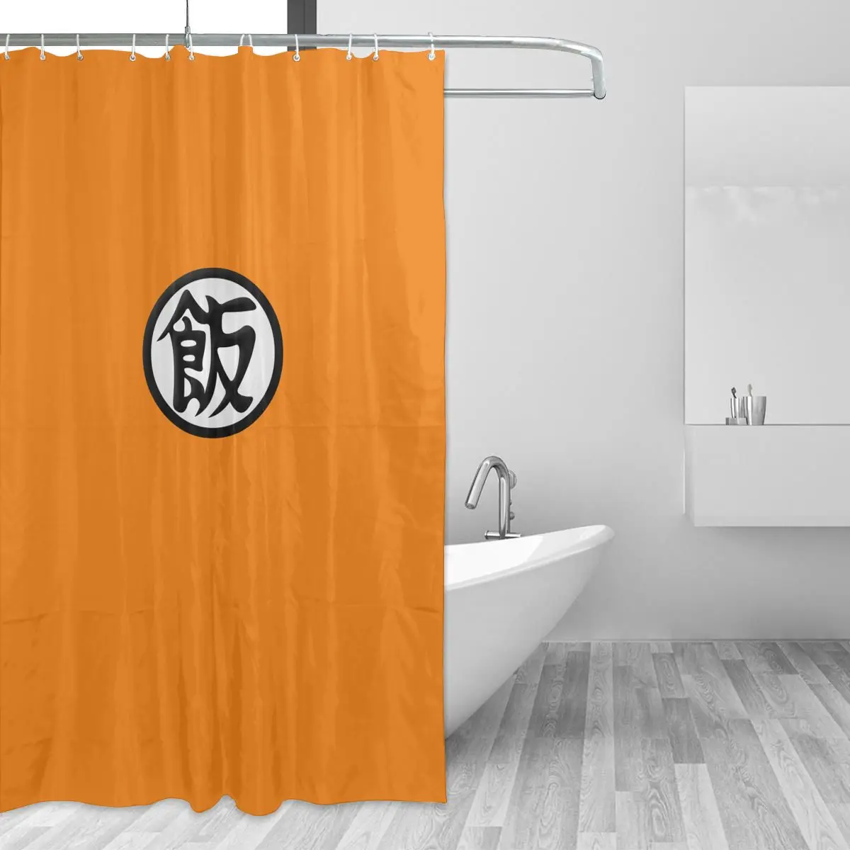 

Son Gohan Bathing Bathroom Shower Curtain Anime Cartoon Waterproof Polyester Fabric High Quality Bath Curtains