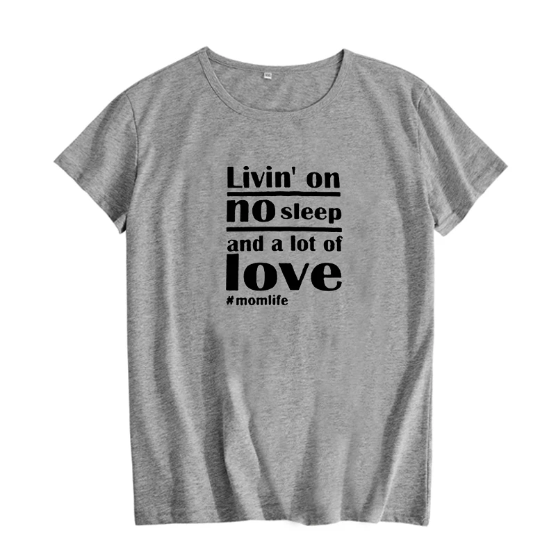 Модная футболка Мама Жизнь без сна и много любви мама жизнь фраза Tumblr хипстерская