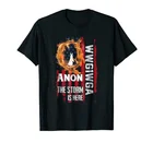 Патриотическая черная футболка Qanon WWG1WGA Q Anon The Storm Is Here