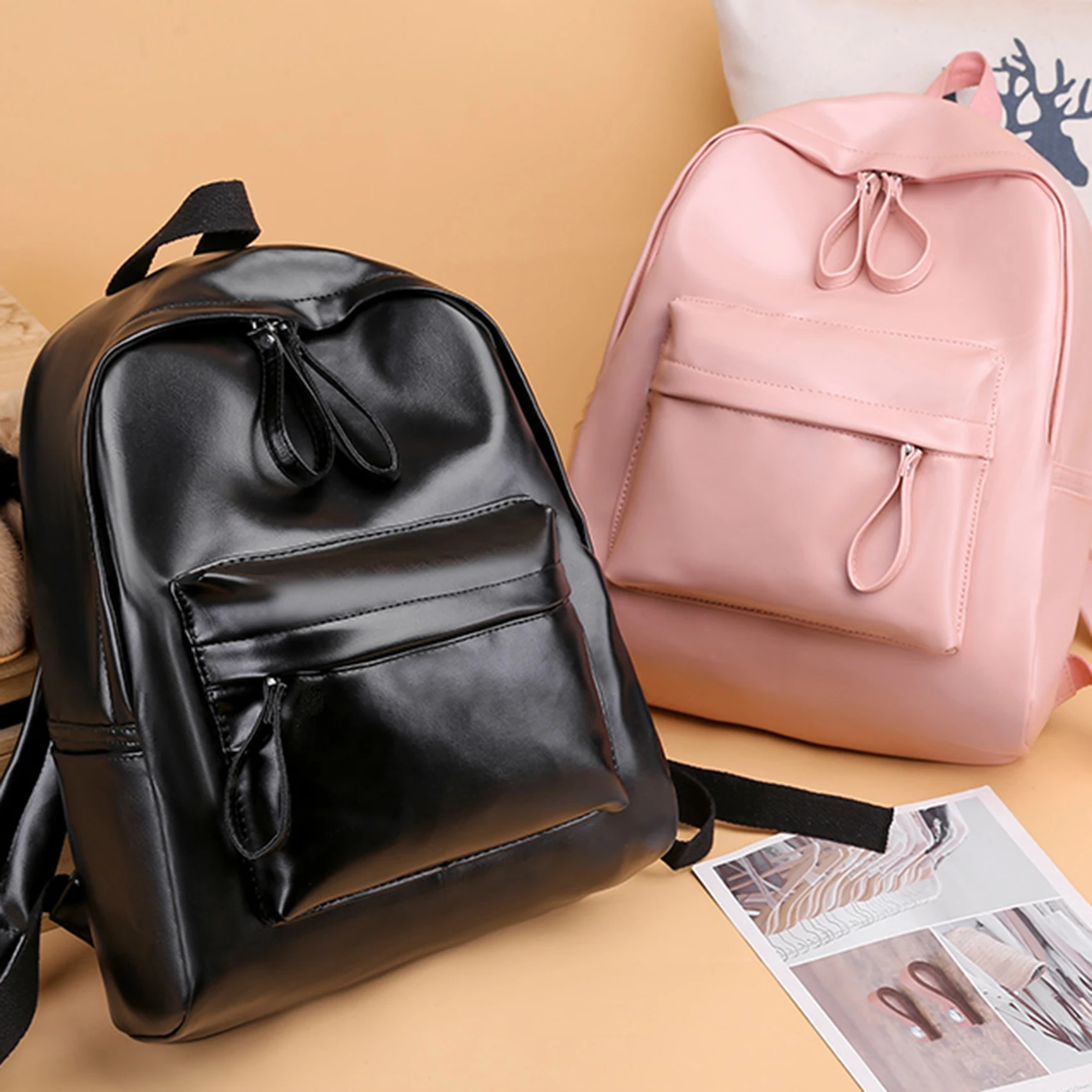 

сумка мужская рюкзак мужской рюкзак женский Модный женский рюкзак в стиле преппи, кожаная школьная сумка, рюкзаки для Teengers Gilrs, вместительны...