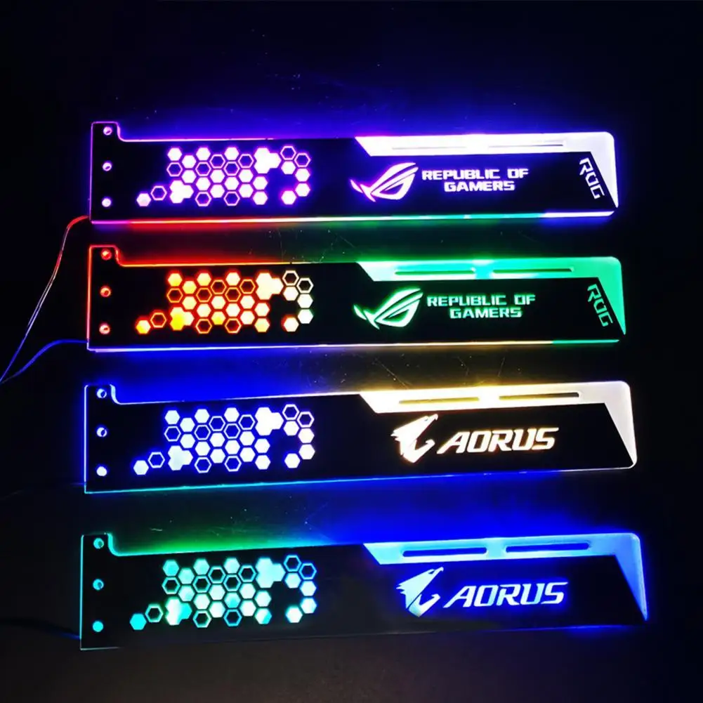 

Акриловый стильный держатель для видеокарты с RGB-подсветкой