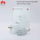 Оригинальное зарядное устройство Huawei P30 Pro Mate 20, 40 Вт, 10 в4 а, суперзарядный адаптер США и 5 А, кабель Usb Type-C для Mate 20, 10Pro, Honor Magic 2