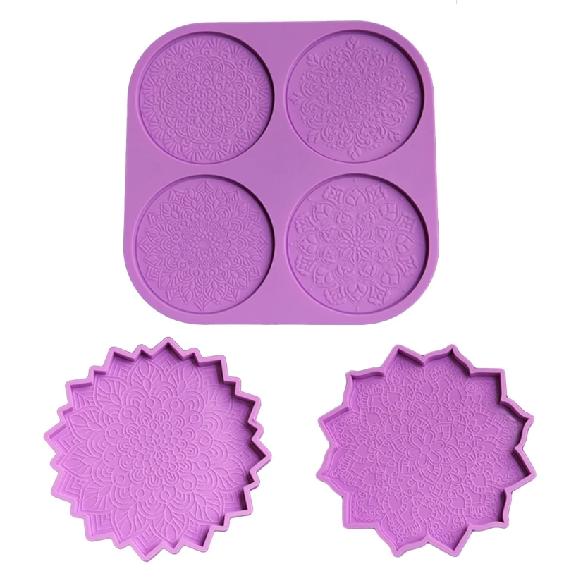 

Tray Molds DIY Resin Coaster Molds Silicone Resin Tray Molds Epoxy Resin Casting Molds for DIY Casting Home Decoration