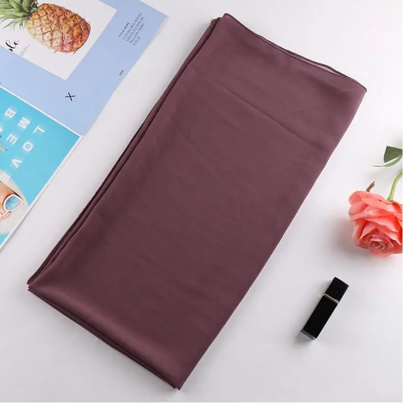 Женский шарф с индийскими тюрбанами хиджаб из шифона мусульманские товары Abaya s