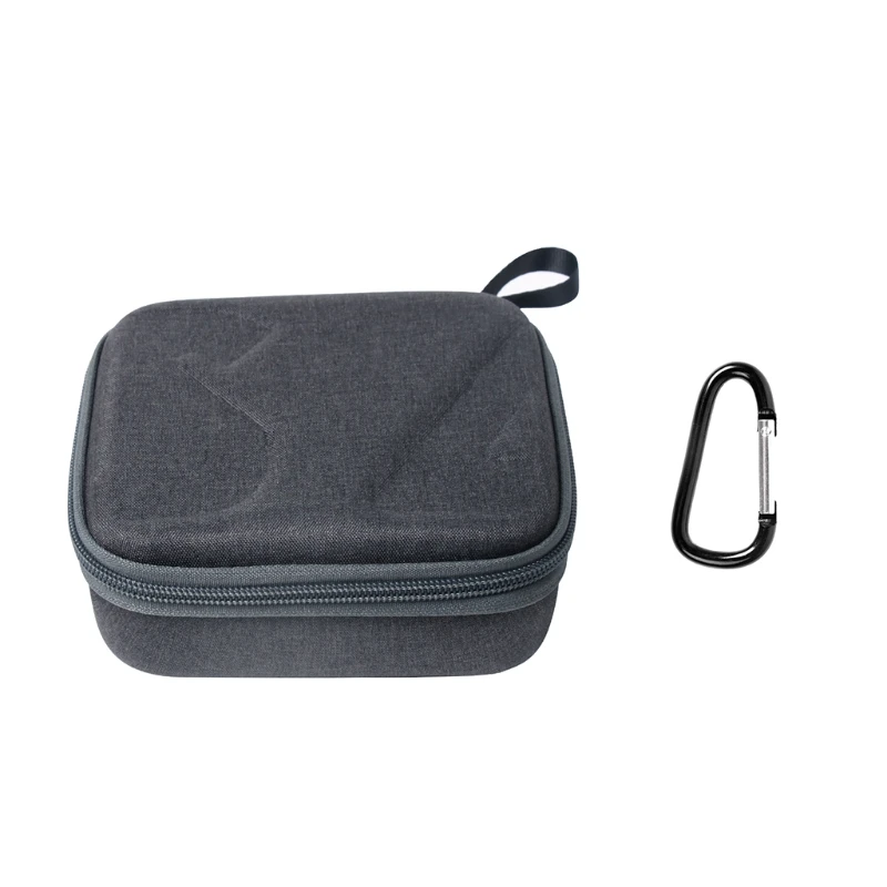 

KX4A B87 Mini Travel Carrying Case Pouch Protective Handbag Storage Bag Portable Box with Carabiner for dji osmo-Action 2