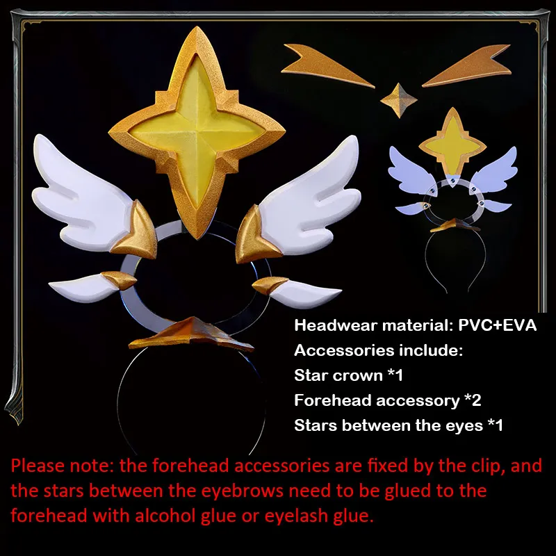 

Game LOL the Curious Chameleon Neeko Star Guardian Headwear Hair Hoop Cosplay Prop Halloween For Adult New 2019