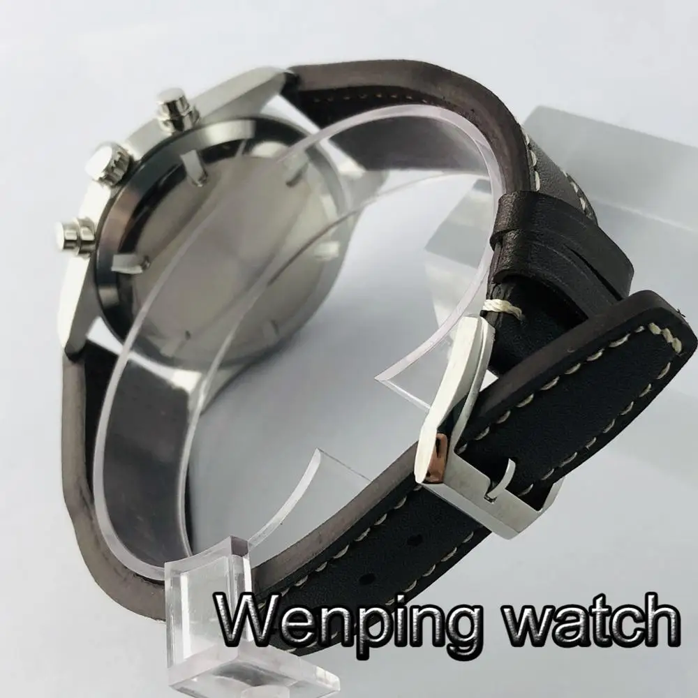 Мужские кварцевые часы с хронографом 41 мм | Наручные