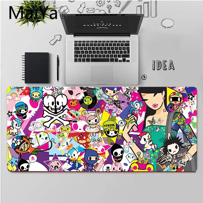 Высококачественный японский коврик для мыши Maiya Tokidoki большой компьютерный