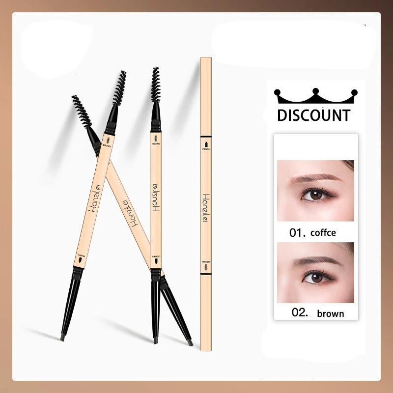 

HARZELN Ultra Fine Eyebrow Pencil Precise Brow Definer Natural Long Lasting Waterproof Eyebrow Pen Women Eye Makeup Tools