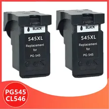 2 черный PG545 CL546 Замена для canon чернильный картридж pg545xl pg 545 545XL pixma