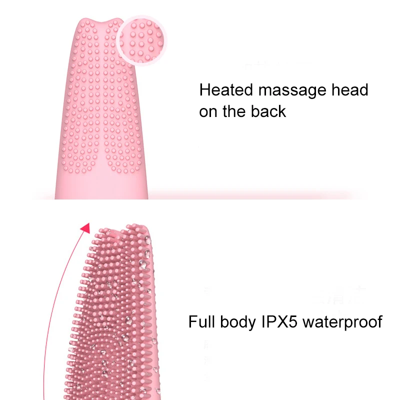 Силиконовая щетка для очищения лица Массажная глубокое очищение кожи