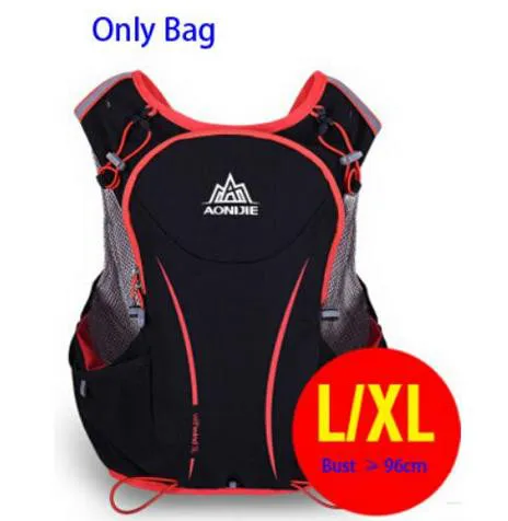AONIJIE Outdoor professional trail running bag 5L men women marathon running water bag backpack sports vest bag riding bag E906