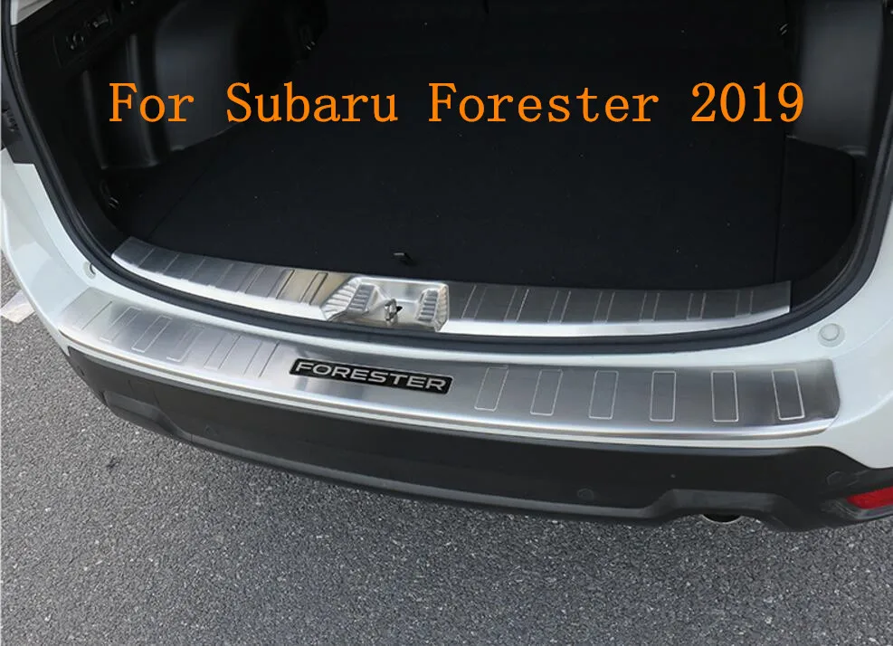 Накладка на порог задней двери автомобиля защита для входной шаг груза Subaru Forester