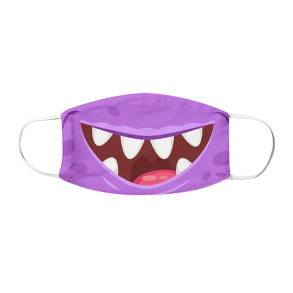 Забавные и милые детские хлопковые Маски для рта улицы 1 шт. Моющиеся