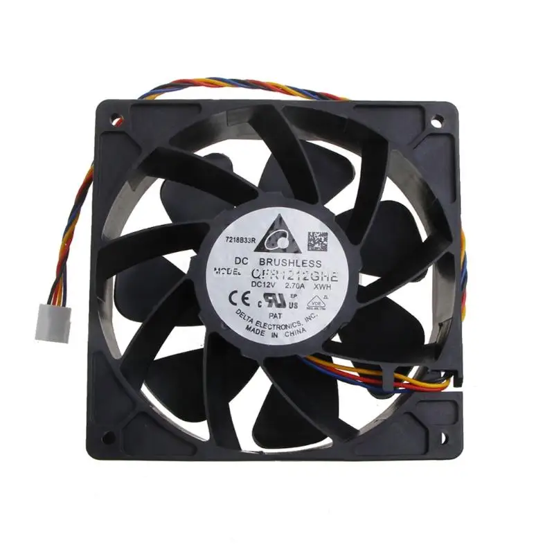 DC бесщеточный CPU сервер вентилятор 12x12x3 8 см 210CFM 6000 об/мин 4Pin 4 провода ШИМ