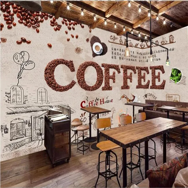 Papel tapiz Vintage de ladrillo para pared, rollo de papel tapiz de piedra  3d rústica para Bar, restaurante, cafetería, dormitorio y sala de estar -  AliExpress