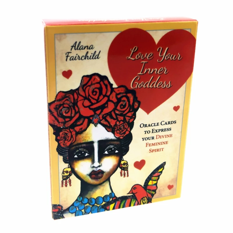 

44 Cards Love Your Inner Goddess Oracle Cards Full English Deck Tarot Mysterious Divination Family Party Board Game