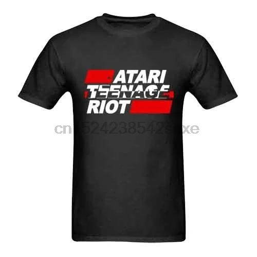 ATARI TEENAGE RIOT футболка Черная новая мужская футболка| |
