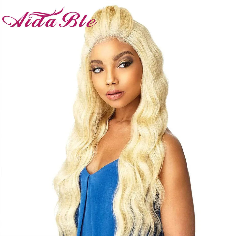 

Парик со светлыми, синтетическими, длинными, натуральными волнами, мягкие волосы из высокотемпературного волокна, для косплея, 613