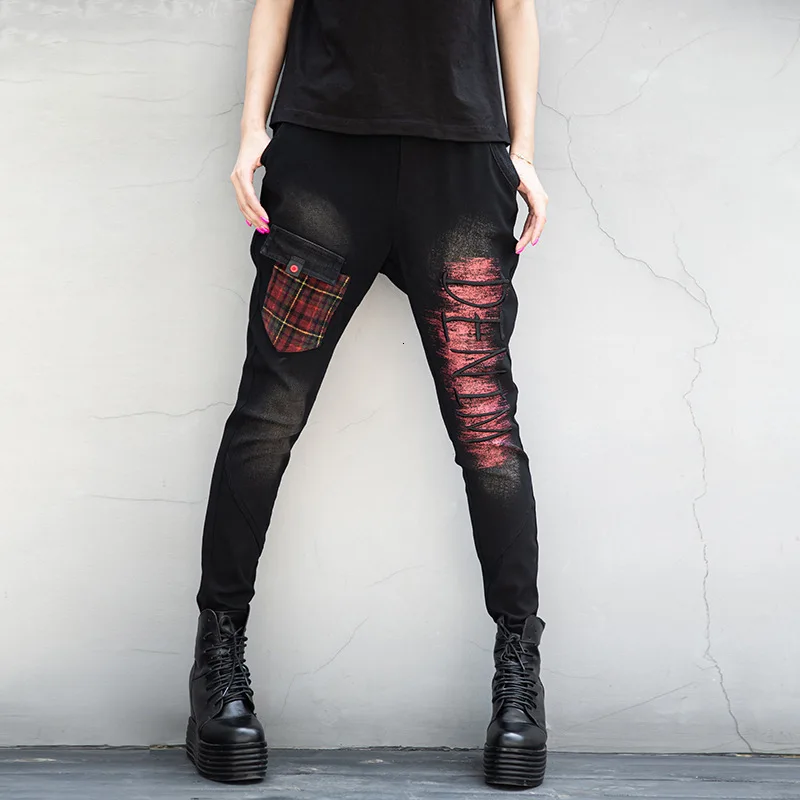 Max LuLu 2019 Модные женские джинсовые брюки в Корейском стиле панк зимние теплые