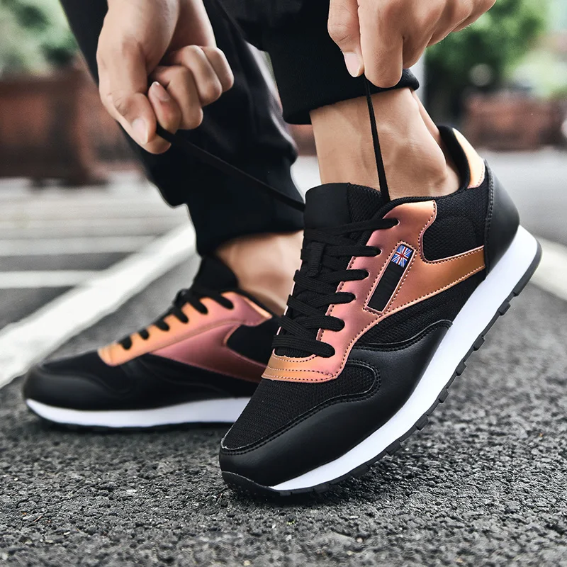 

Men's Sneakers Casual Shoes Breathable Non-slip Outdoor Running Shoes Male Lightweight Sneaker Mens Lace-up Flats Shallow Shoes