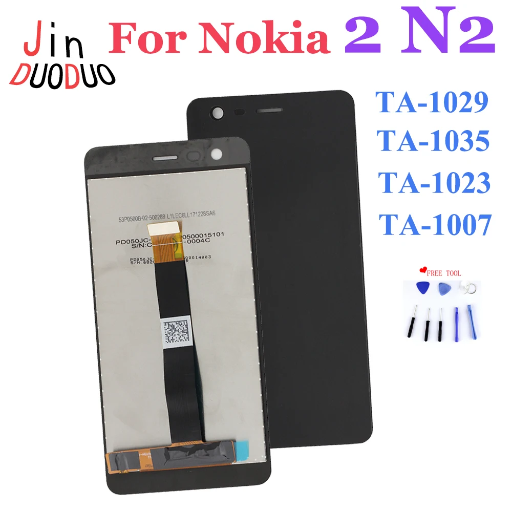 

AAA Quality For Nokia 2 N2 TA-1007 TA-1029 TA-1023 TA-1035 LCD Display Touch Screen Digitizer Assembly
